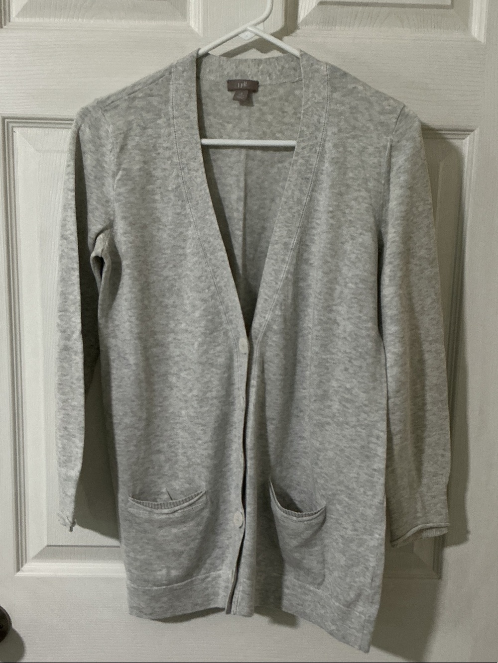 J. Jill lightweight gray cardigan size small petite